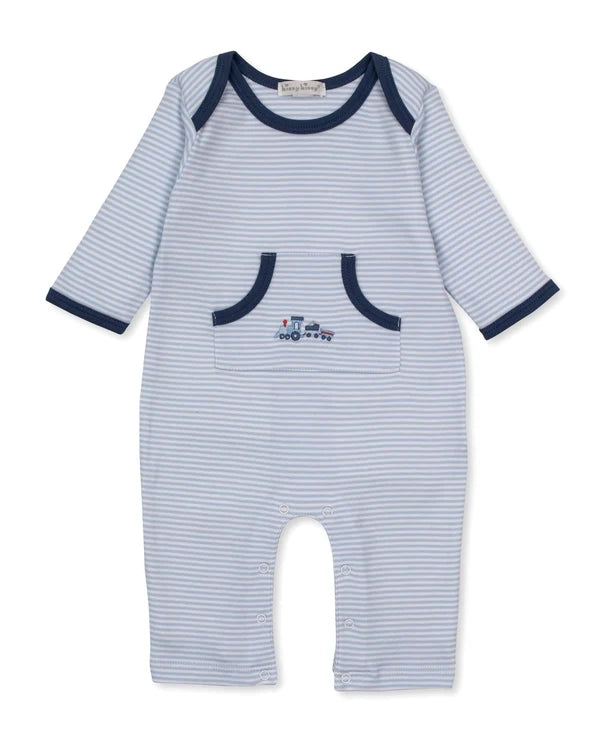 Simple Stripes Blue Playsuit- TootToot