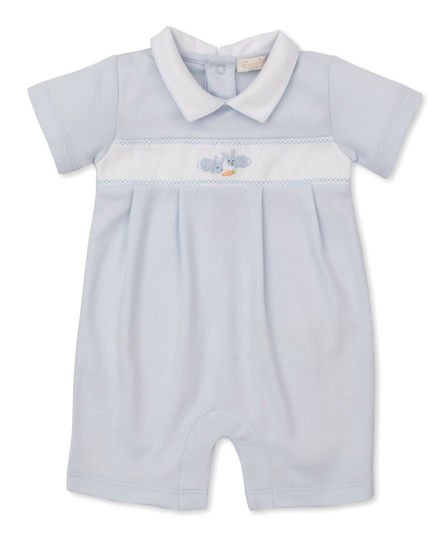 Short Playsuit with Bunny Hand Emb