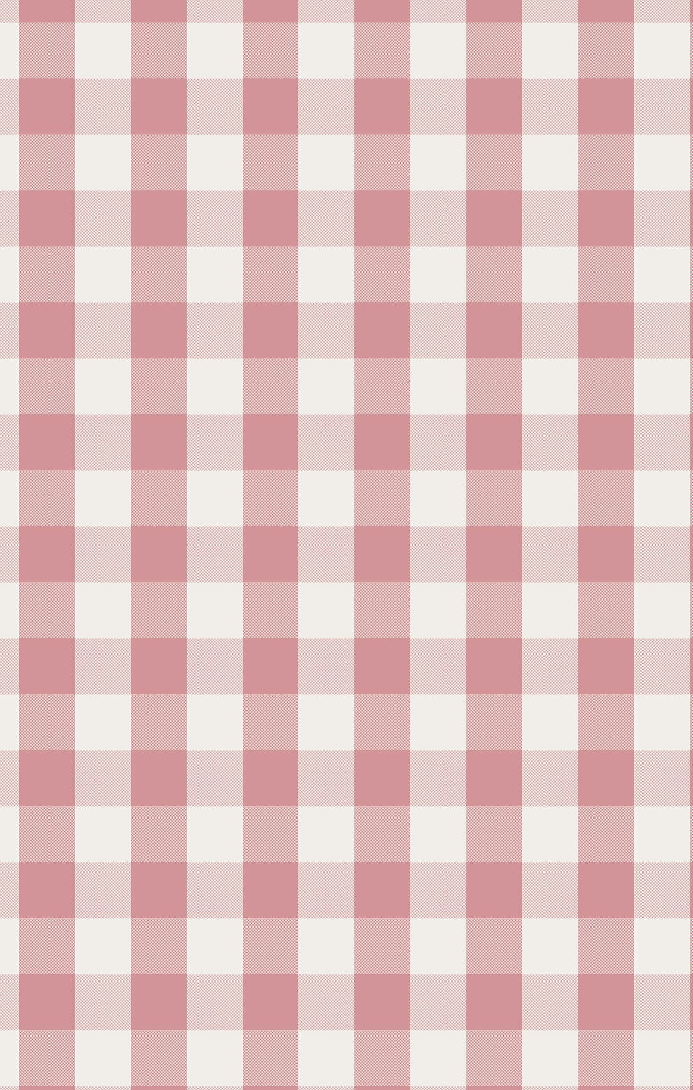 Rose Pink Plaid - Bubble W/ Ruffle Collar