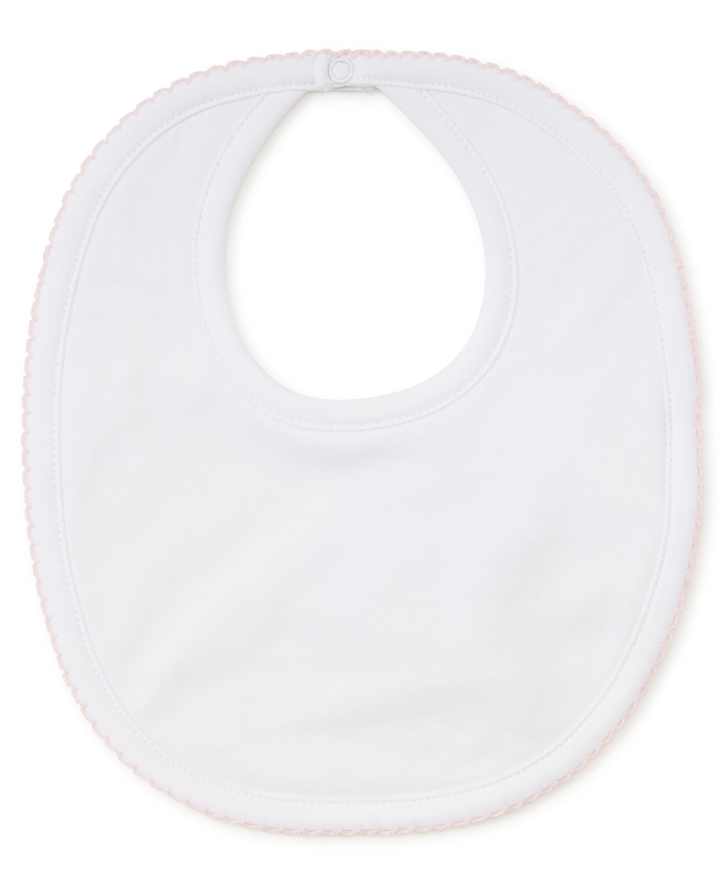 White/Pink Kissy Basics Bib