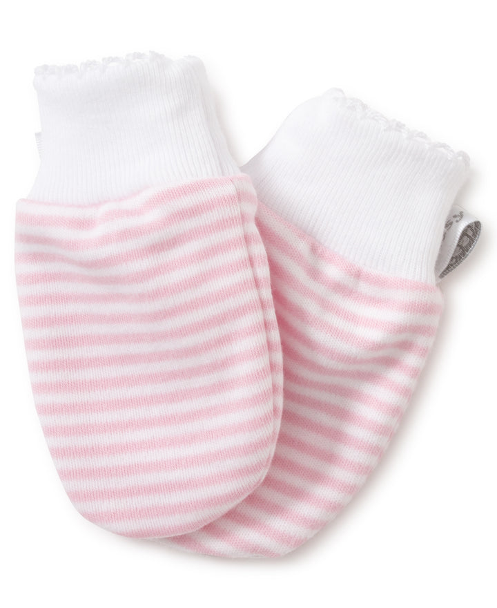 Pink Simple Stripes Mitt