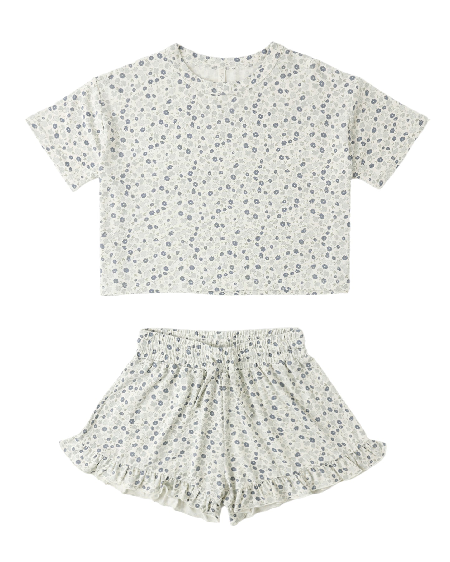 Mosie Set Blue Ditsy