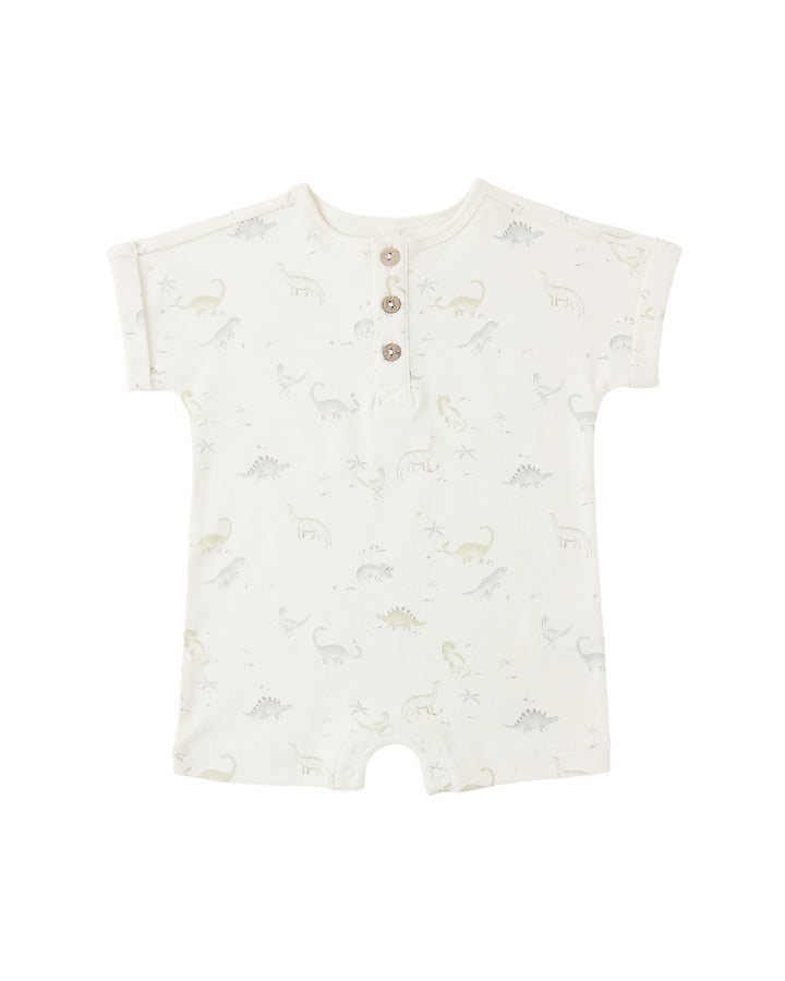 Short Sleeve One-Piece Dinosaur