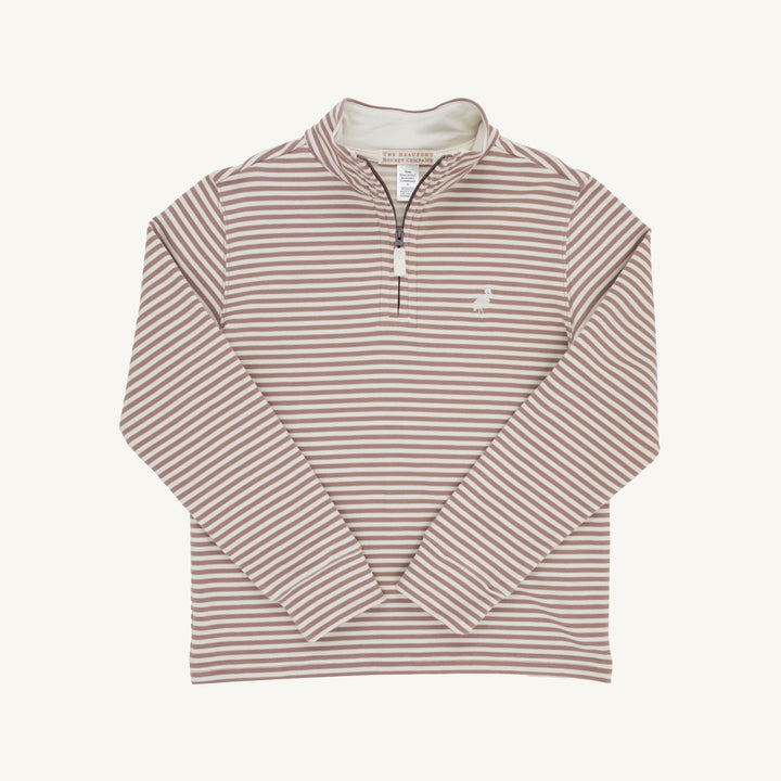 Hayword Half-Zip - Gray Bay Brown/Palmetto Pearl Stripe/Palmetto Pearl