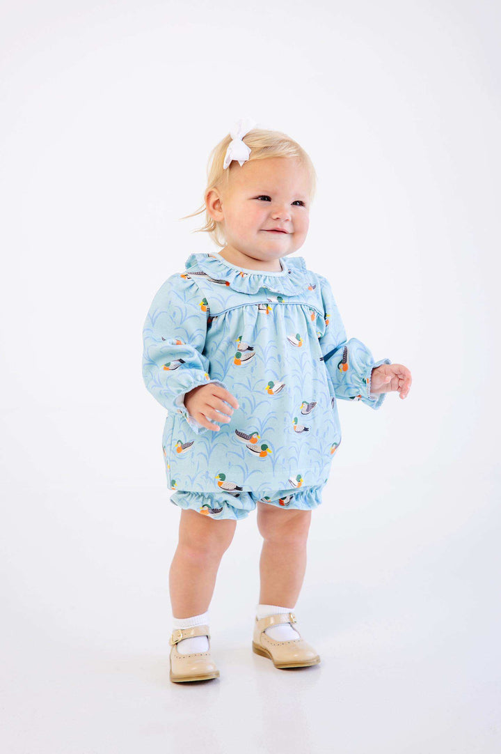 Bon Air Bloomer Set Pima - Fine Weather for Ducks/Sarasota Sky