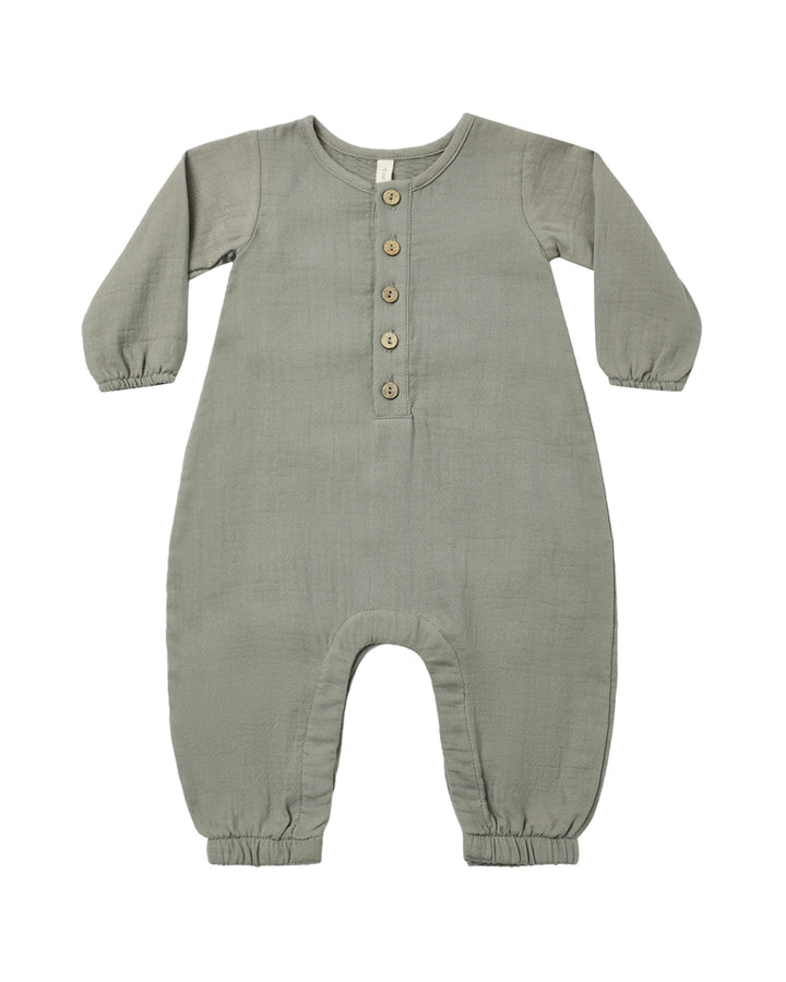 Woven Jumpsuit in Spruce
