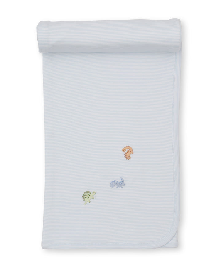 Blanket with Hand Emb Dino