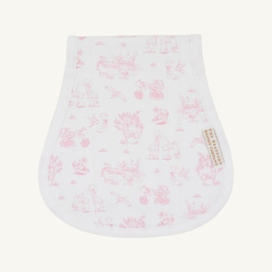 Oopsie Daisy Burp Cloth- Hampton's Hot Pink