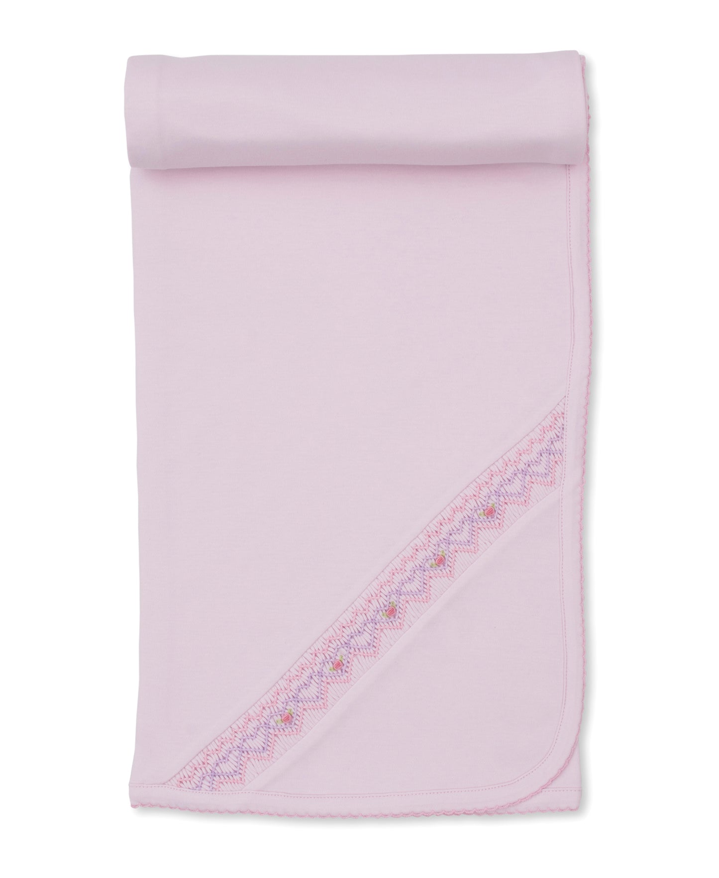 Pink Blanket with Hand Smock