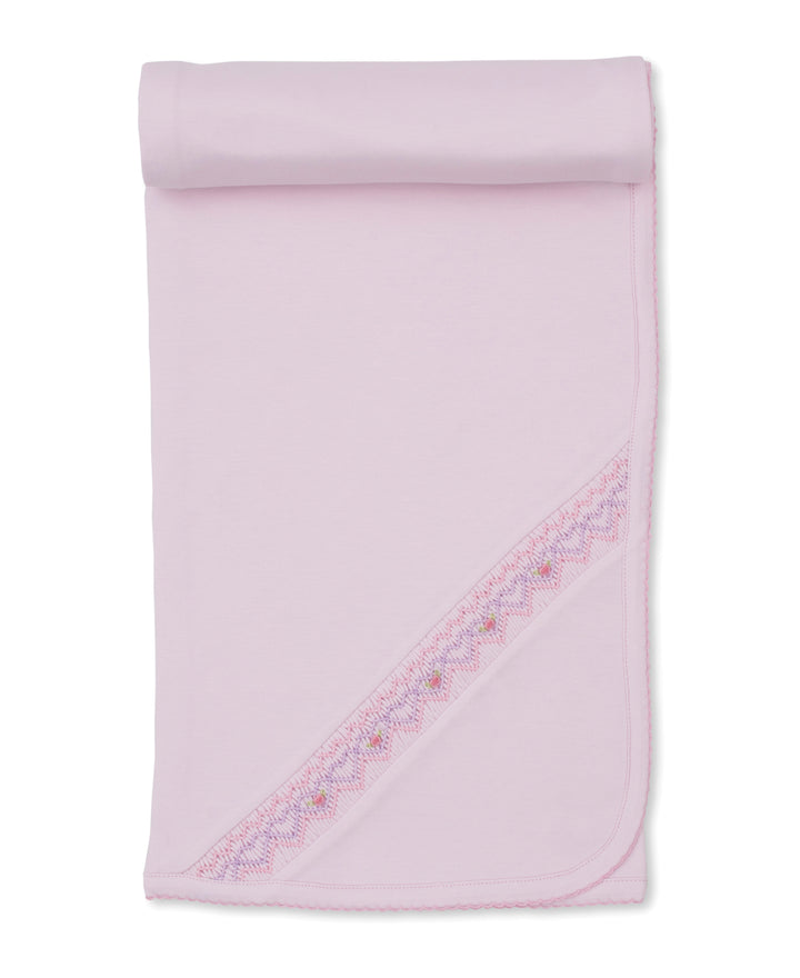 Pink Blanket with Hand Smock