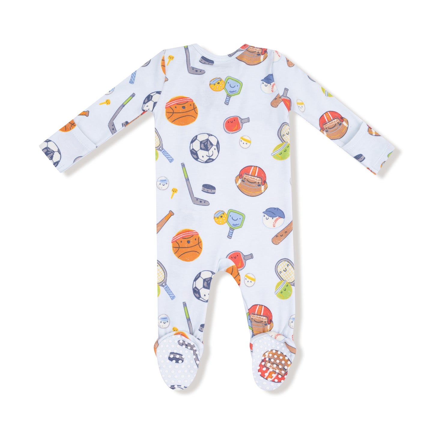 Sports Ball Friends - 2 Way Zipper Footie