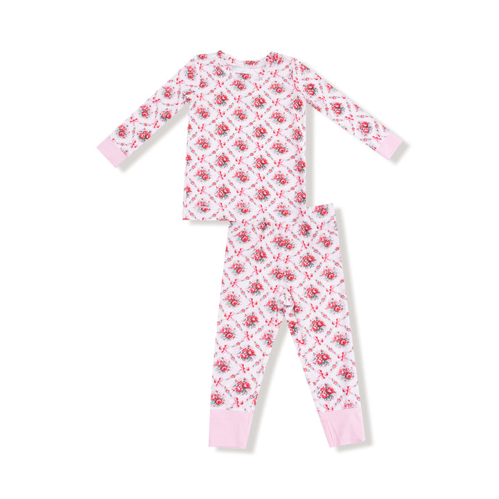 Rose Bow Lattice - L/s Loungewear Set