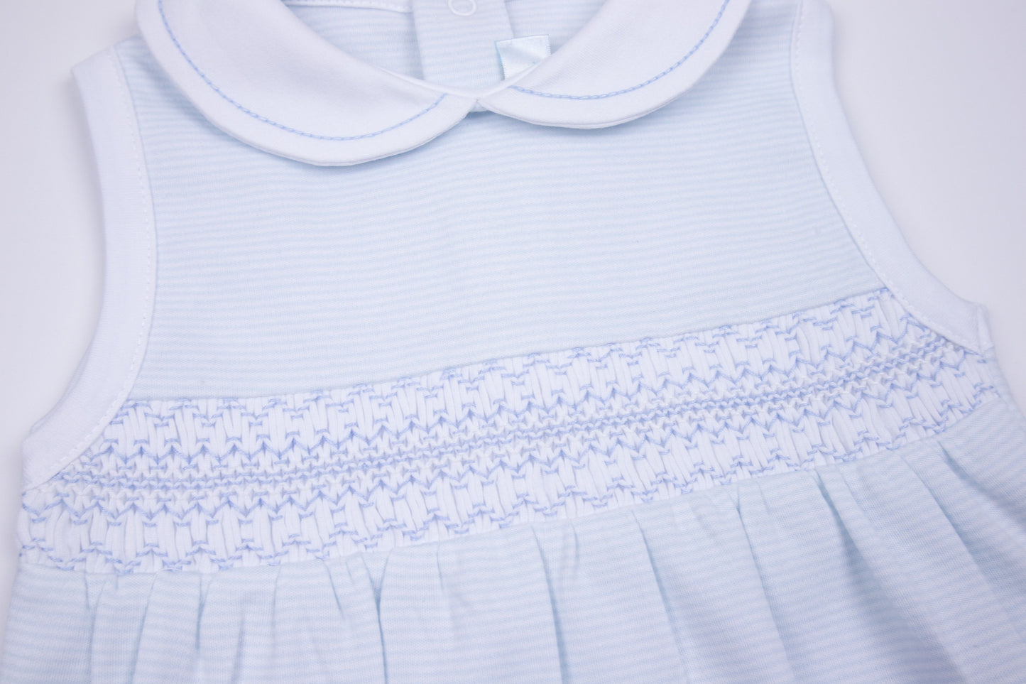Elegant Smocked Bubble Romper