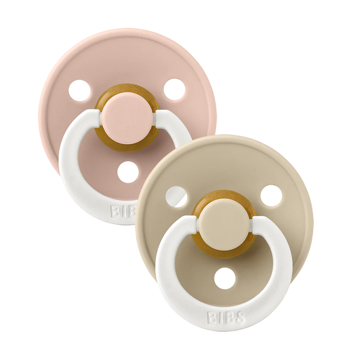 BIBS COLOUR 2 Pack Blush/Vanilla GLOW