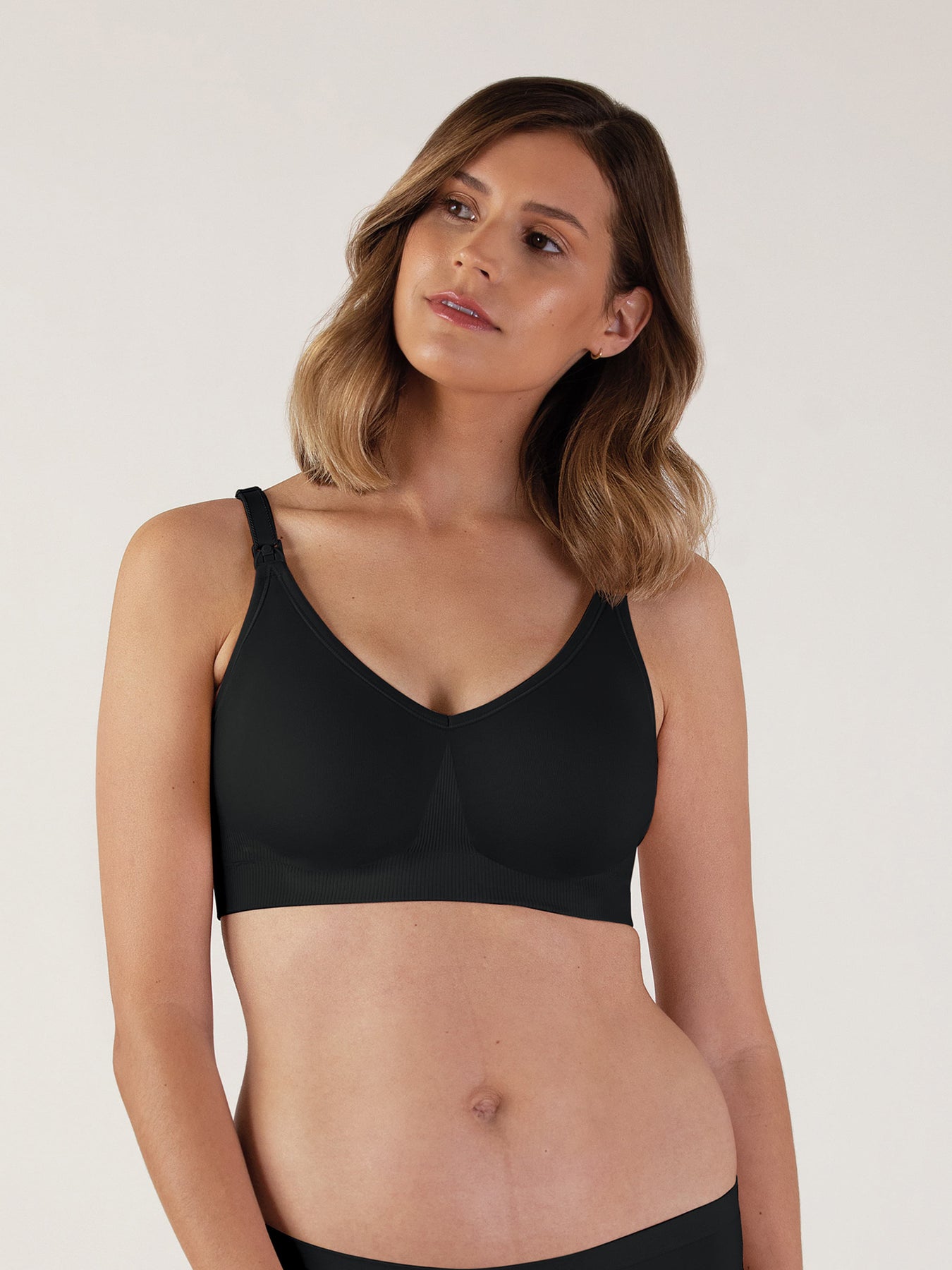 Black Body Silk Seamless Nursing Bra