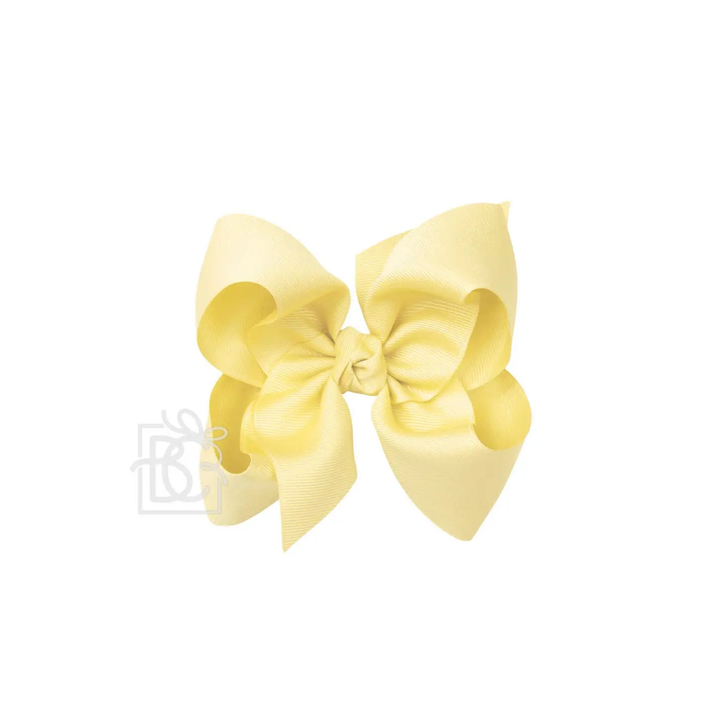 Extra Large Signature Grosgrain Double Knot Bow on Clip