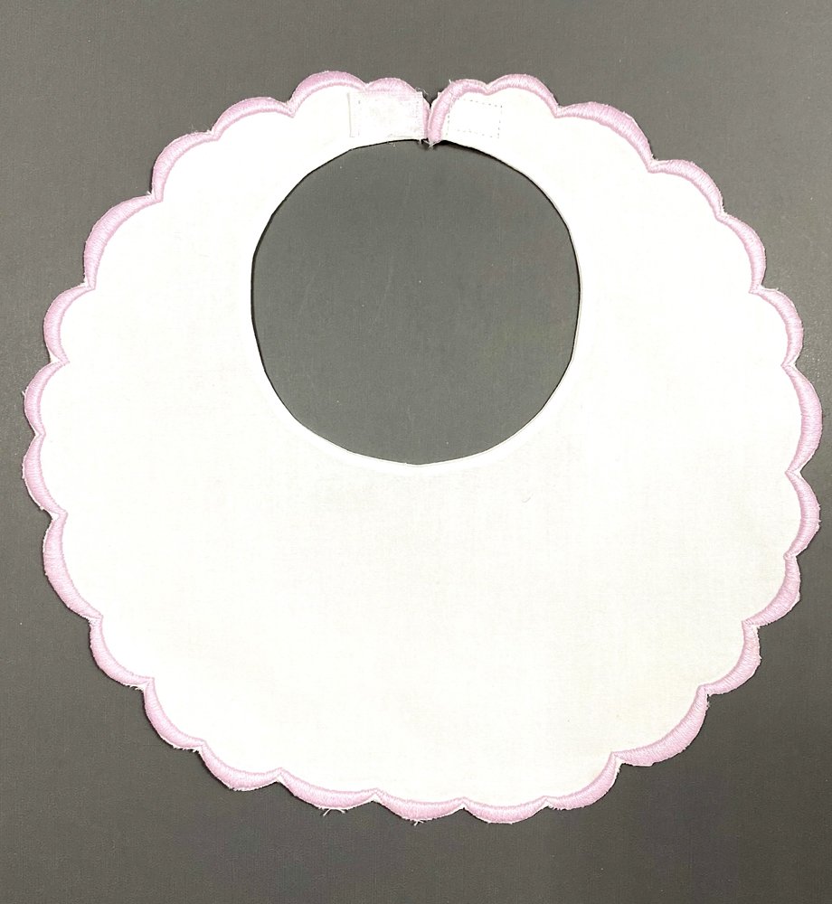Scalloped Baby Bibs