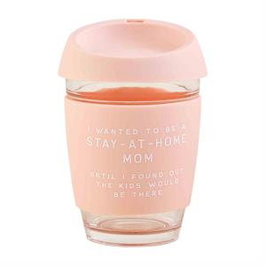 Mom Coffee Silicone Glass
