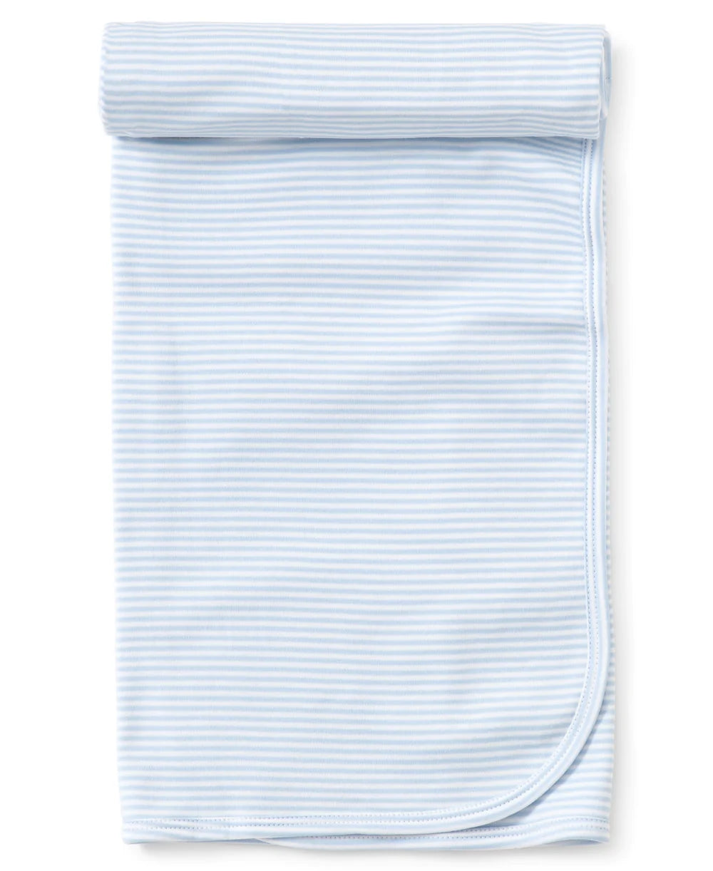 Blue Simple Stripes Blanket