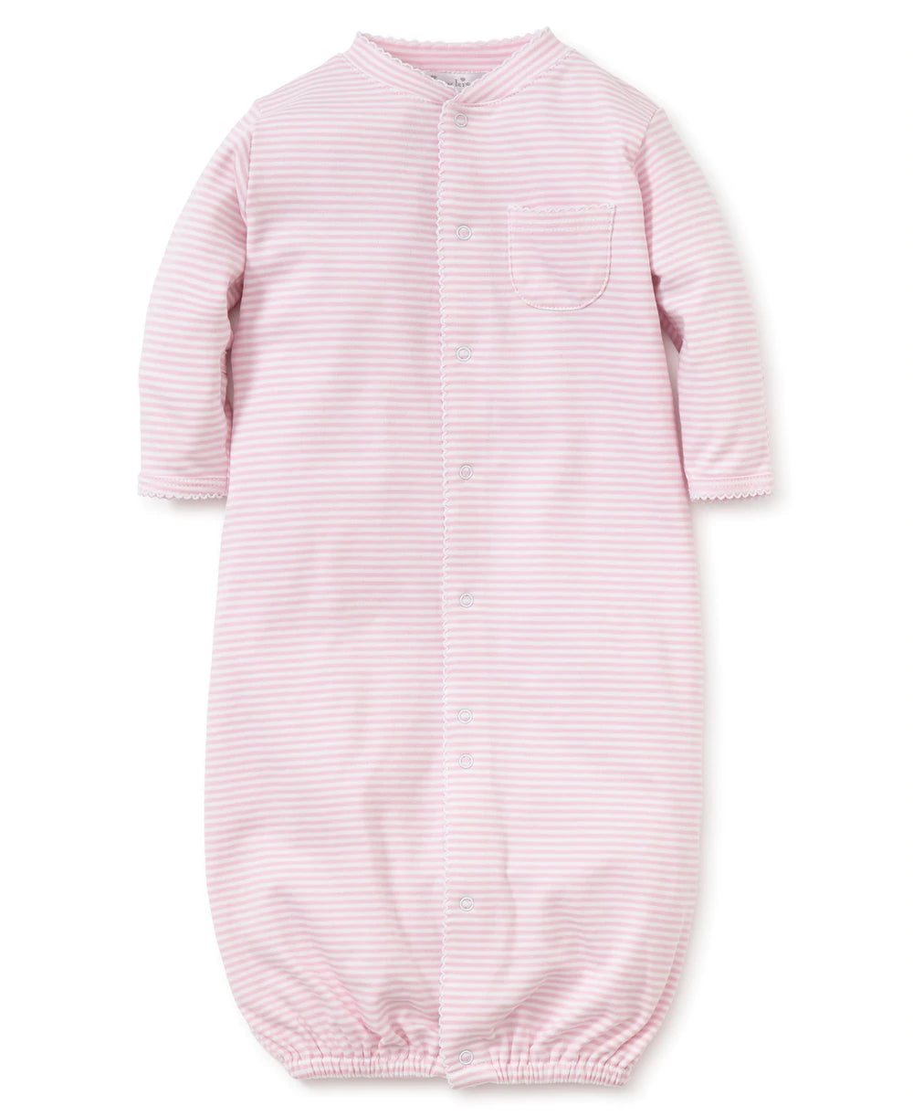 Pink Simple Stripes Convertible Gown