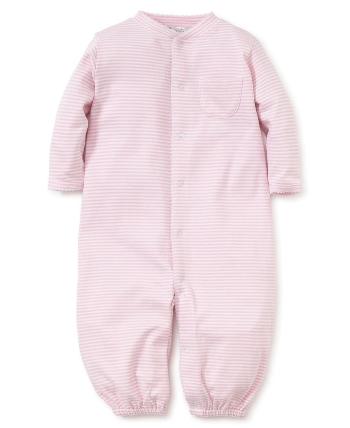 Pink Simple Stripes Convertible Gown