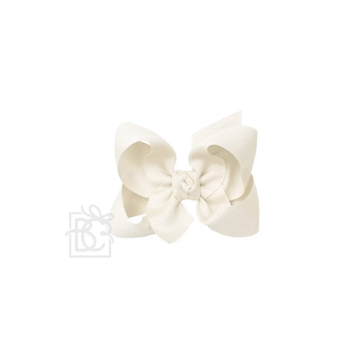 Extra Large Signature Grosgrain Double Knot Bow on Clip