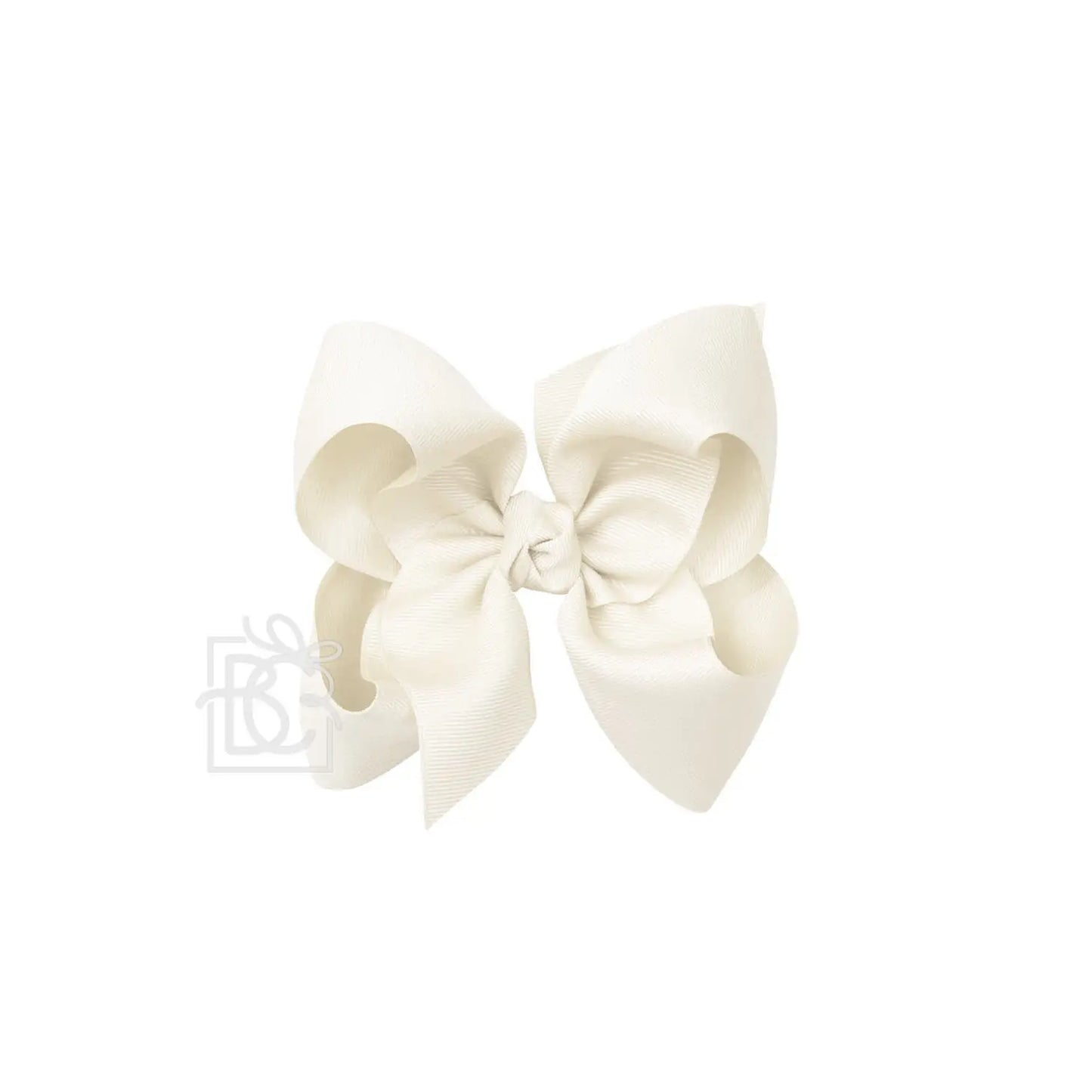 Extra Large Signature Grosgrain Double Knot Bow on Clip