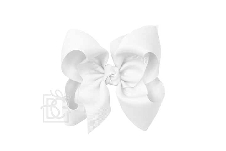 Extra Large Signature Grosgrain Double Knot Bow on Clip