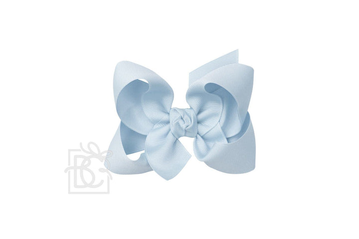 Large Signature Grosgrain Double Knot Bow on Clip