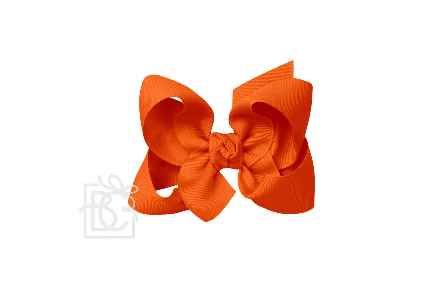 Large Signature Grosgrain Double Knot Bow on Clip