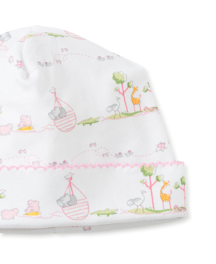 Pink Noah's Print Hat