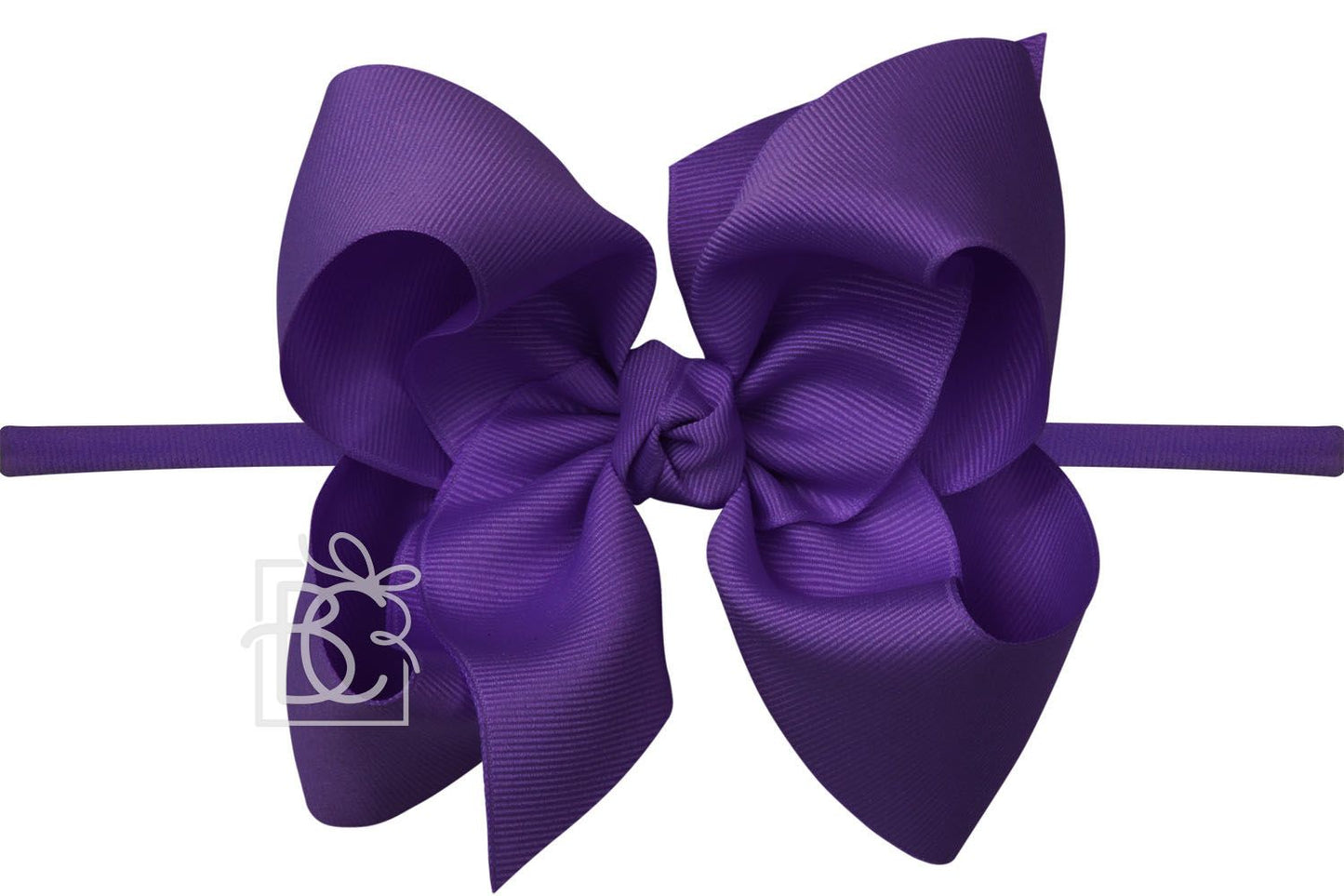 Extra Large Pantyhose Headband With Signature Grosgrain Bow