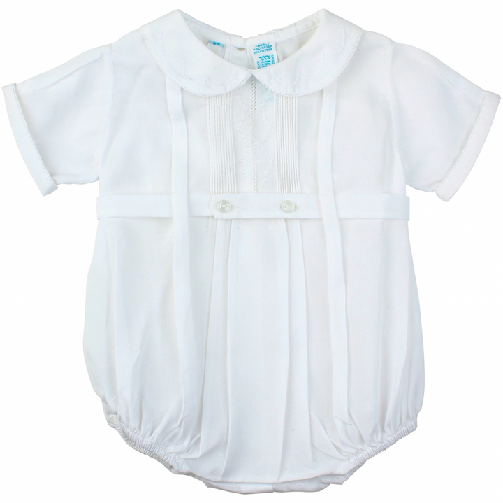 Button Belt Creeper - White