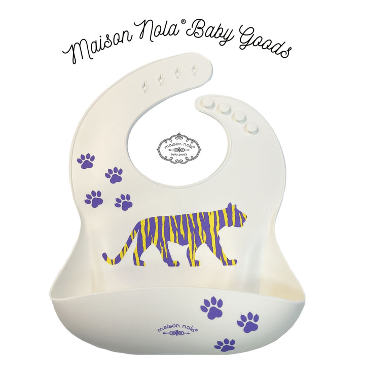 Tiger Silicone Bib