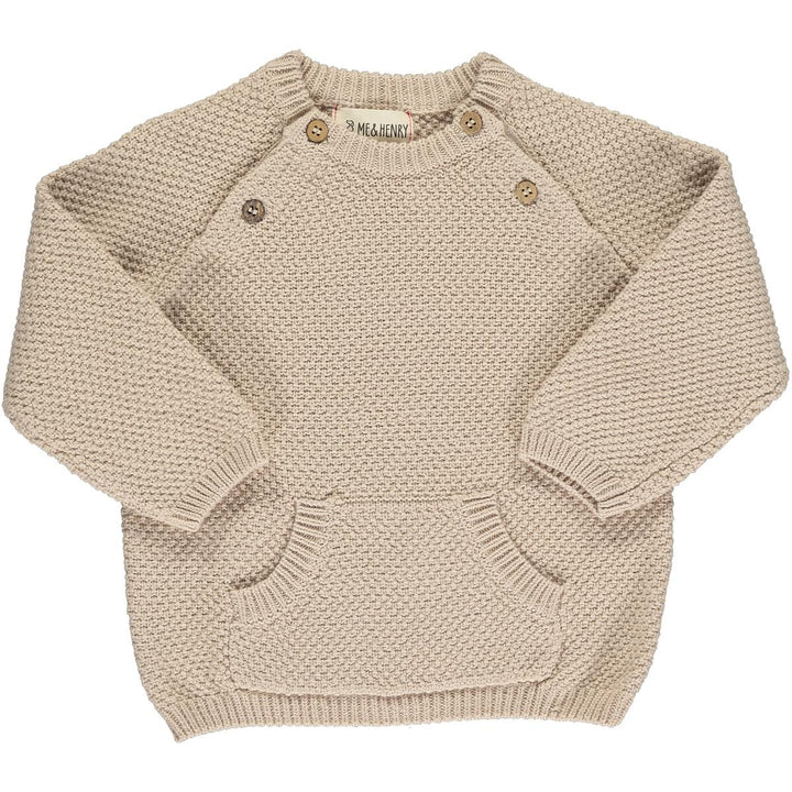 Morrison Baby Sweater in Cream