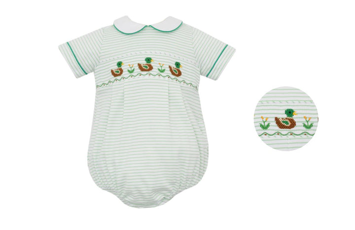 Mallard Duck Boy Green Bubble