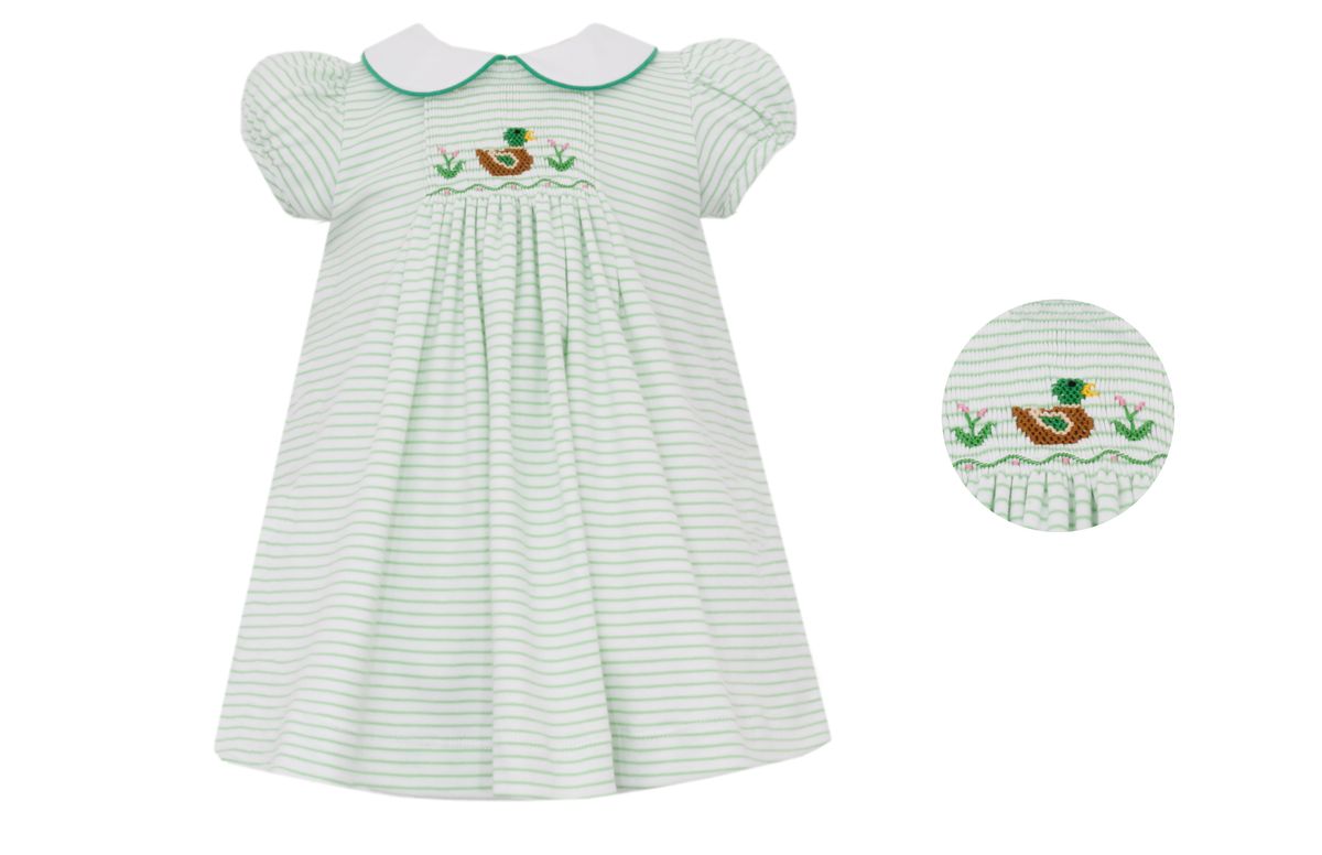 Mallard Duck Green Float Dress