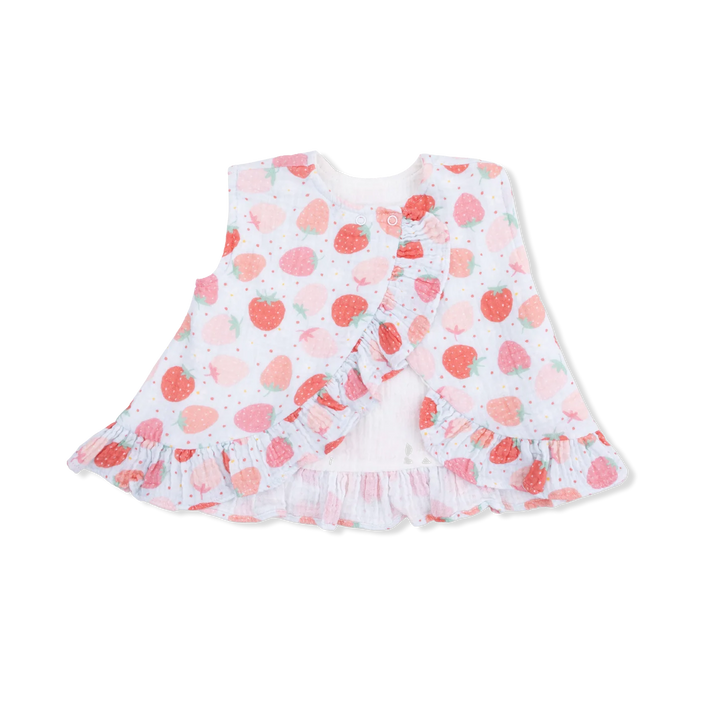 Strawberry Bliss Ruffle Top & Bloomer