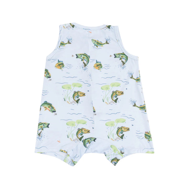 Sleeveless Shortie Romper- Bass