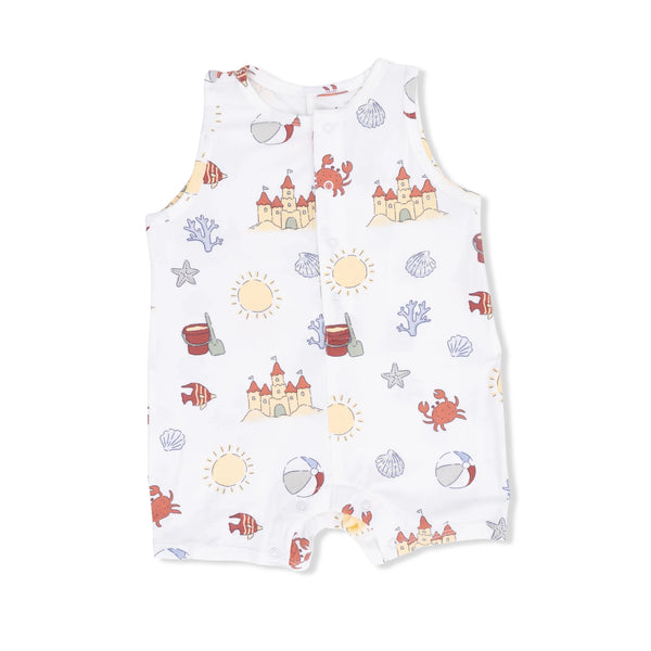 Sunny Sandcastles Sleeveless Shortie Romper