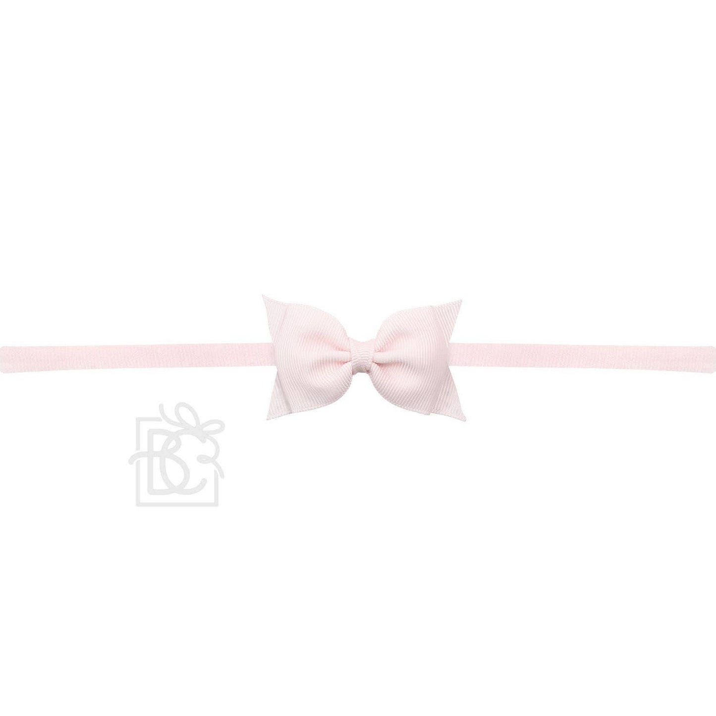 PANTYHOSE HEADBAND W/ 2.5" FLAT SOPHIA BOW