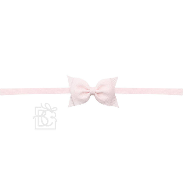 PANTYHOSE HEADBAND W/ 2.5" FLAT SOPHIA BOW