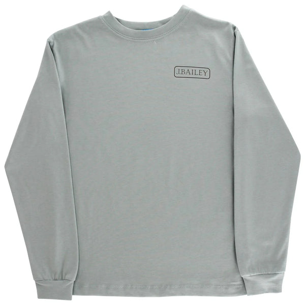 Long Sleeve Logo Tee - Turkey on Sage