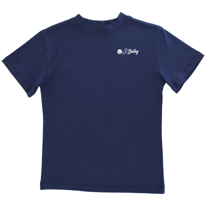 Logo Tee - Baseball on Navy