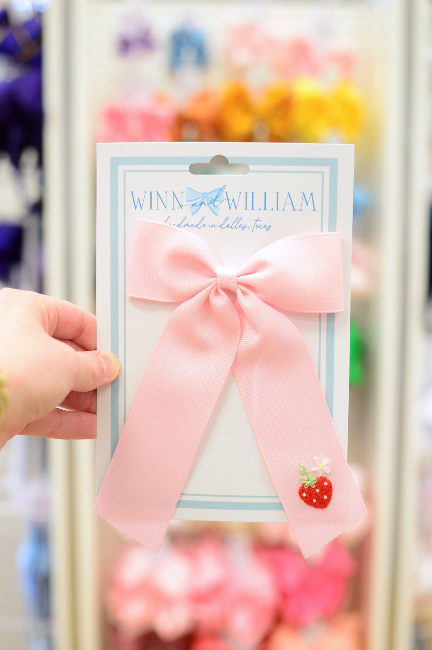 Medium Pink Long Tail - Strawberry