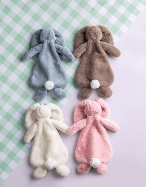 Taupe Bunny Plush Woobie