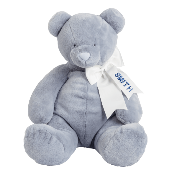 Large Blue Monogram Me Bear Plush Pal