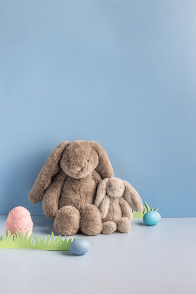 Mama & Baby Bunny Plush Set