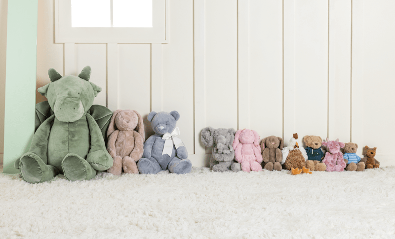 Mama & Baby Elephant Plush Set