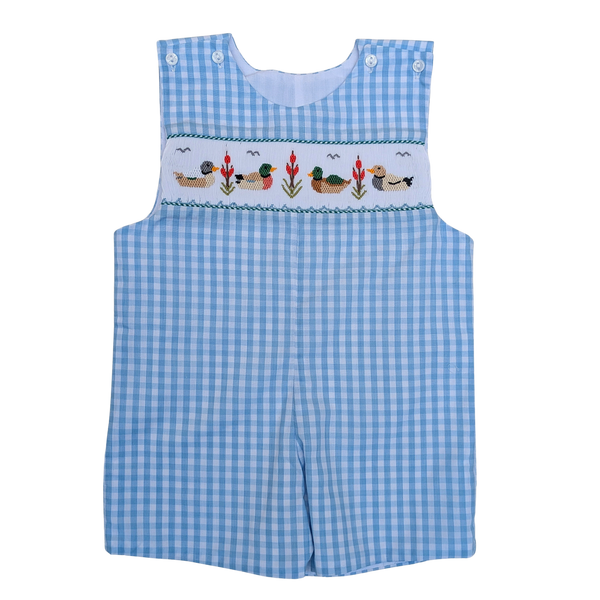 Mallard Duck Smocked Shortall